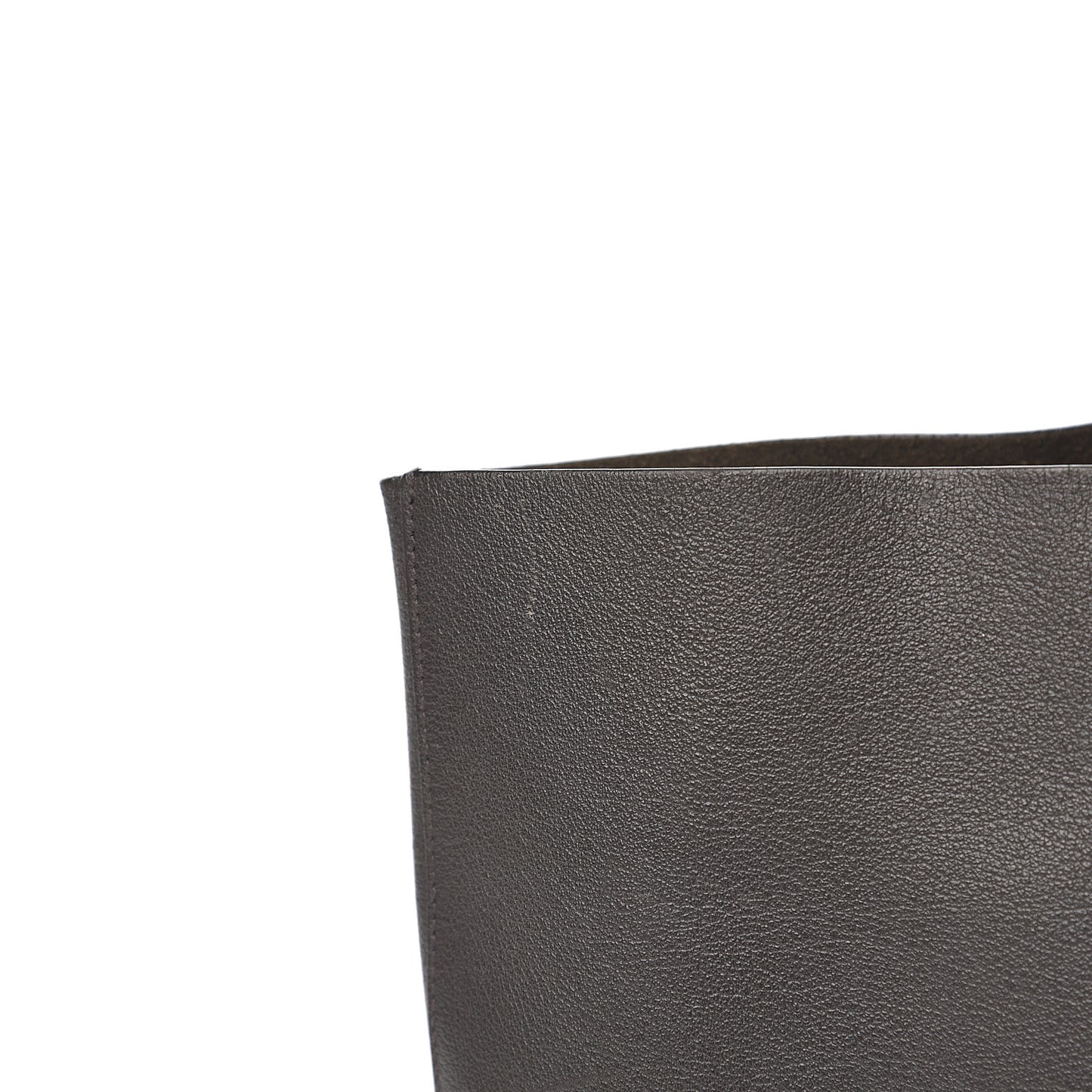 Calfskin Large Shopping Tote Dark Grey