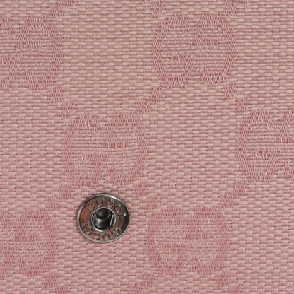 Gucci Monogram Metal Bar French Flap Wallet Pink 8 of 8