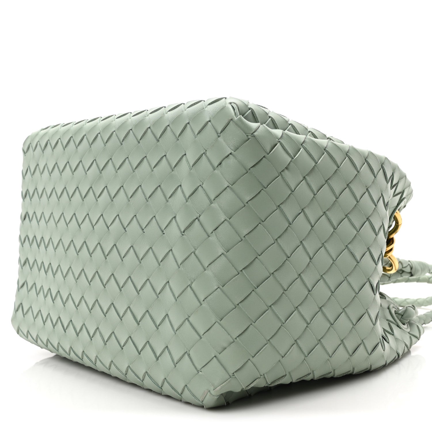 Bottega Veneta Nappa Intrecciato Large Andiamo Parachute Shoulder Bag New Sauge 10 of 10