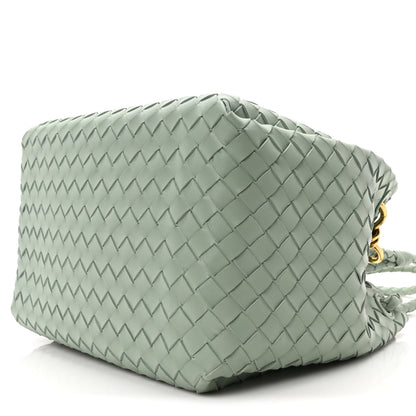 Bottega Veneta Nappa Intrecciato Large Andiamo Parachute Shoulder Bag New Sauge 10 of 10