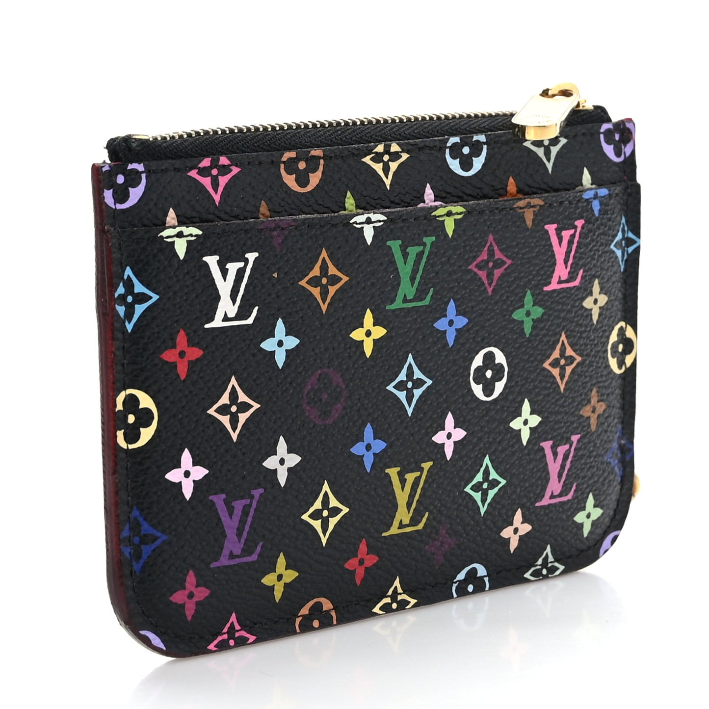 Monogram Multicolor Key Pouch Black Grenade