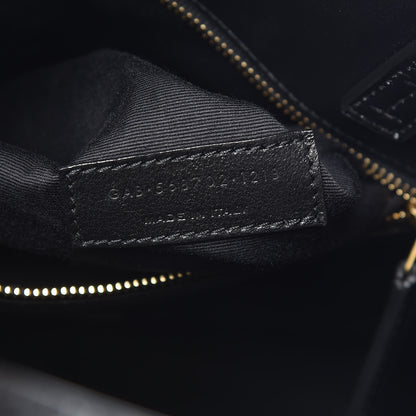 Saint Laurent Calfskin Small Manhattan Shopper Tote Black 8 of 10