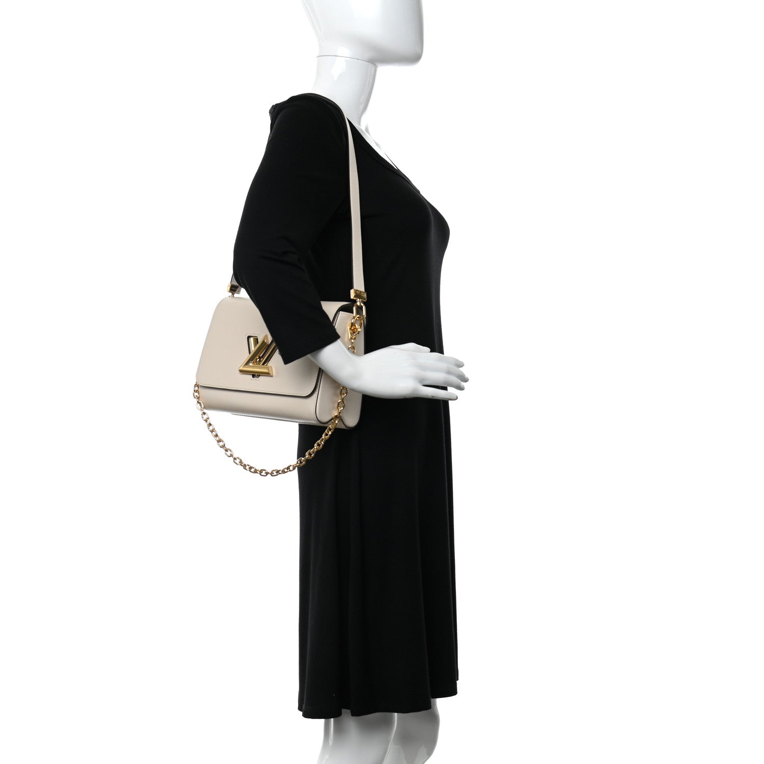 Louis Vuitton Epi Pillow Twist MM Shoulder Bag Cream 2 of 10