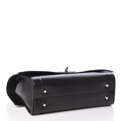 Givenchy Grained Calfskin Small Shark Lock Satchel Dark Brown 4 of 10