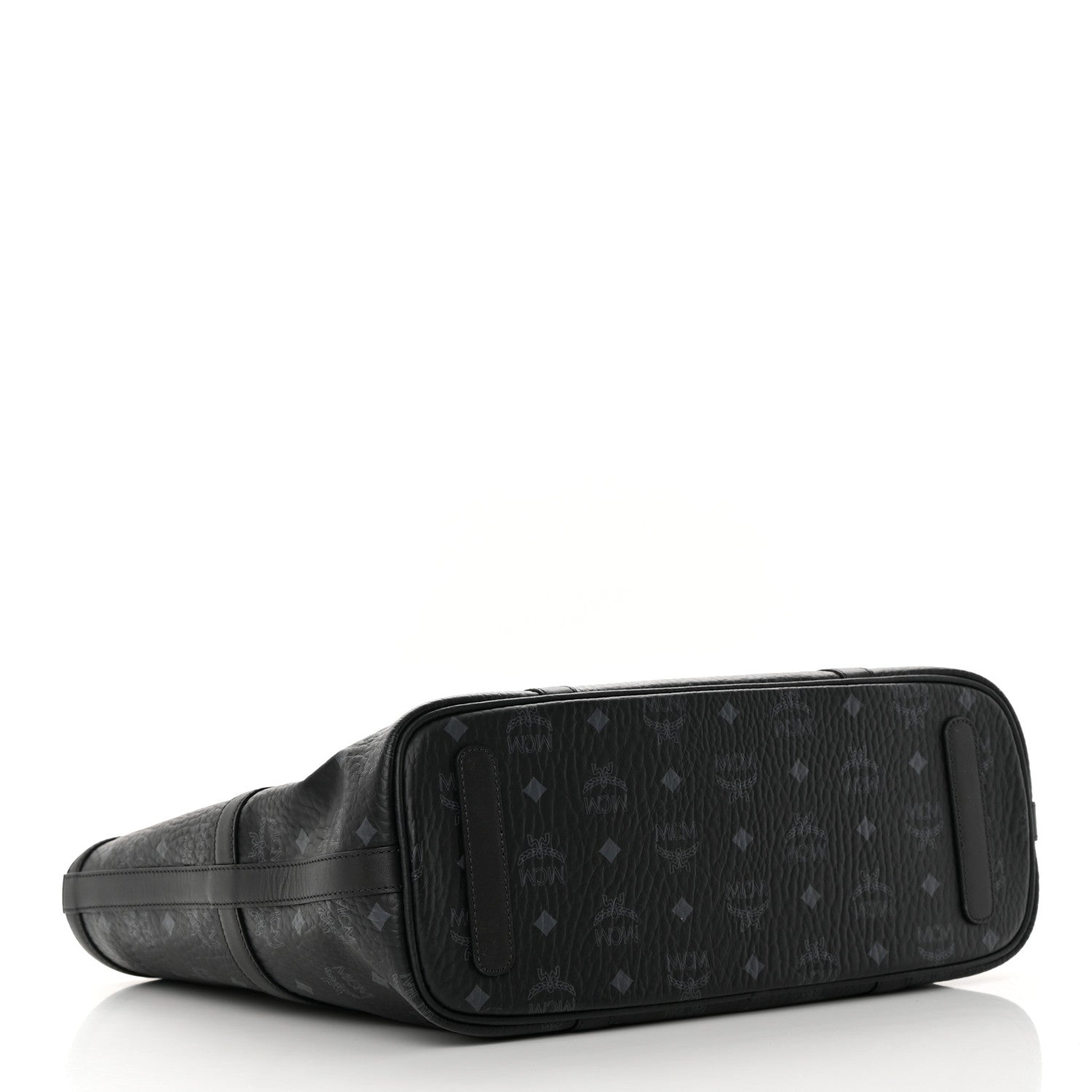 MCM Visetos Medium Delmy Shopper Tote Black 4 of 15