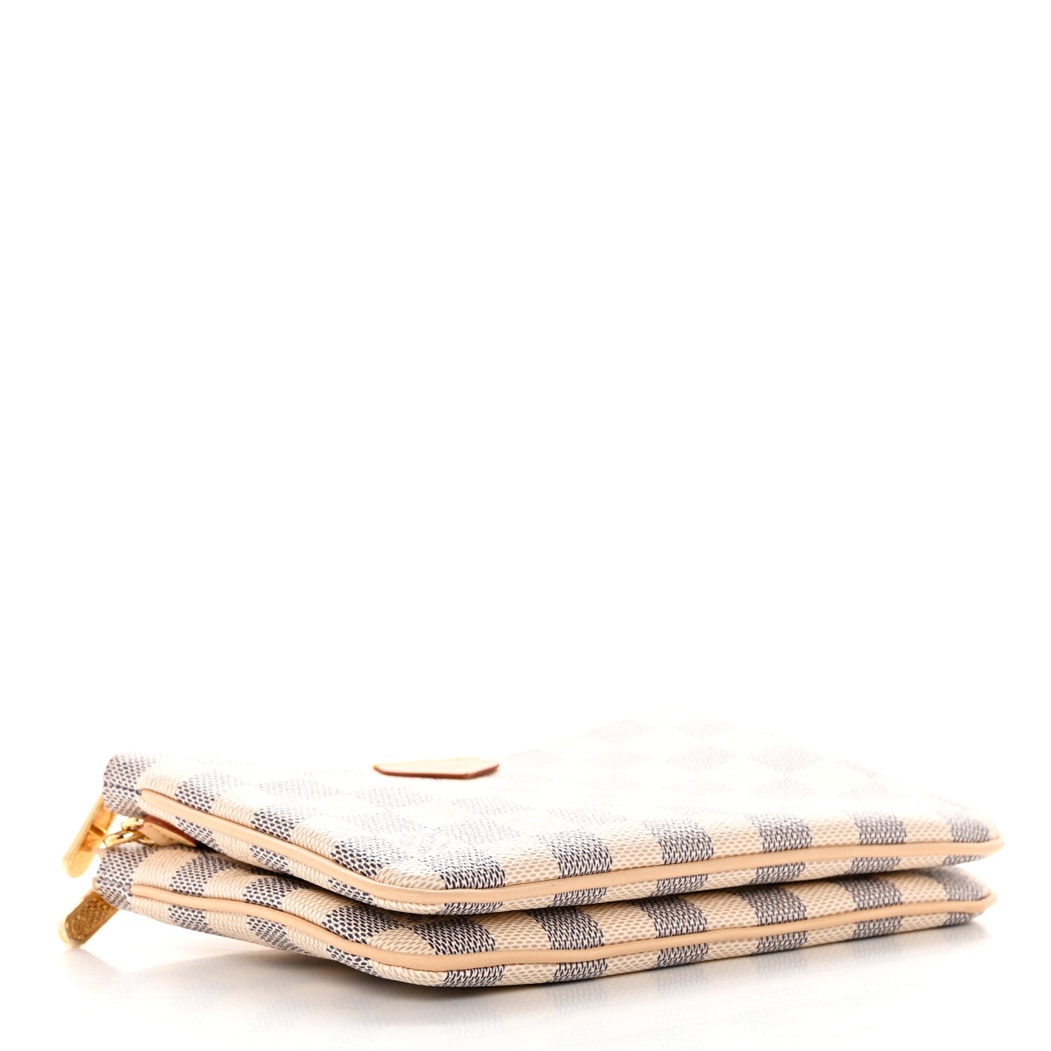 Louis Vuitton Damier Azur Double Zip Pochette 4 of 11