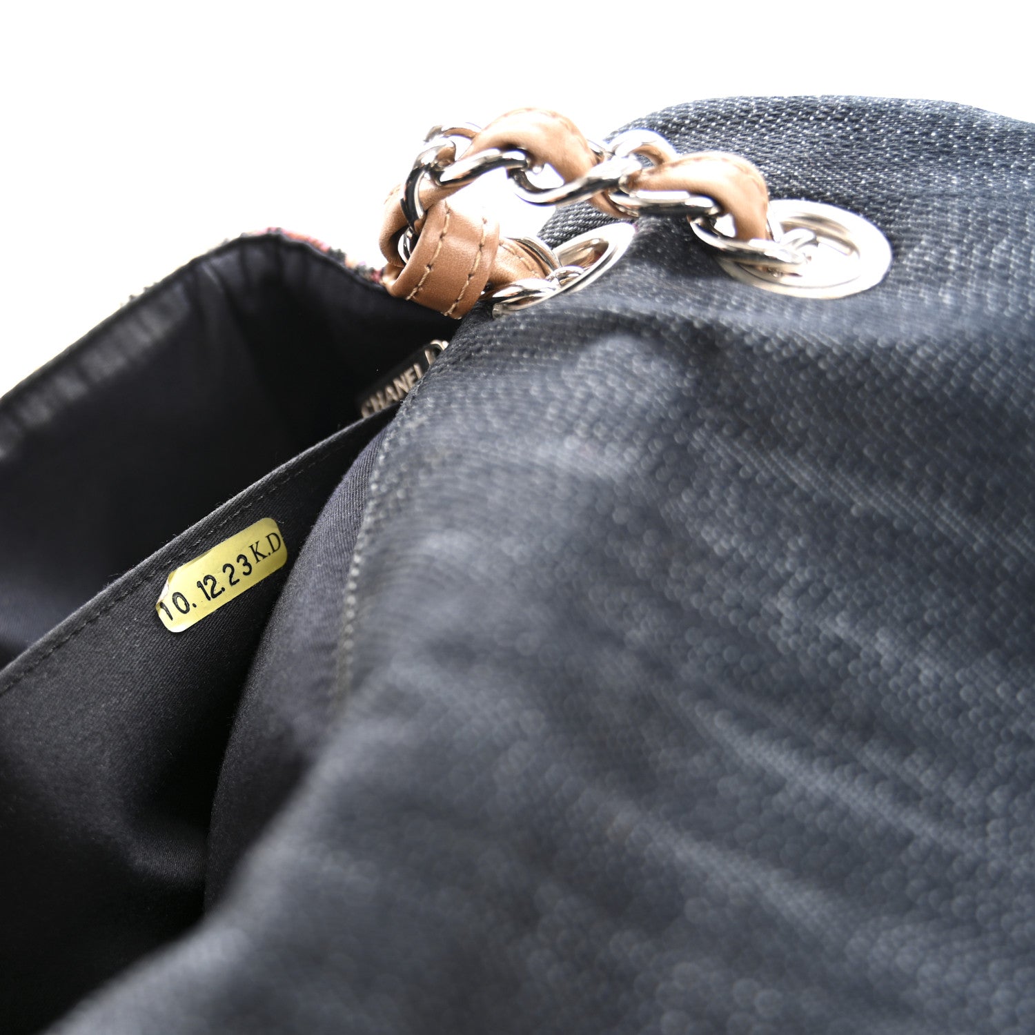 Chanel Patchwork Jumbo Flap Yellow Multicolor 7 of 13