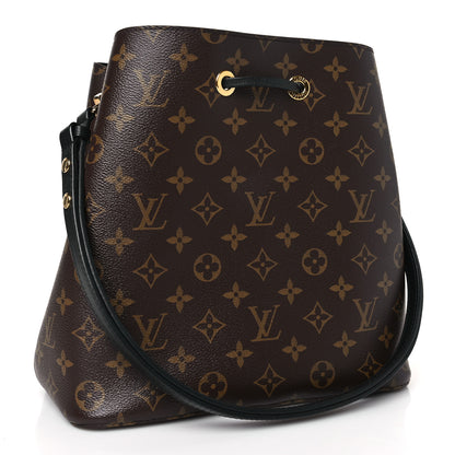 Louis Vuitton Monogram Neonoe MM Black 3 of 8