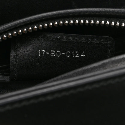 Christian Dior Smooth Calfskin Embroidered Beaded Floral Medium Lady Dior Black 7 of 10