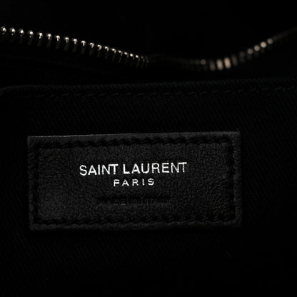Saint Laurent Grained Calfskin Sac De Jour Souple North South Tote Black 6 of 12