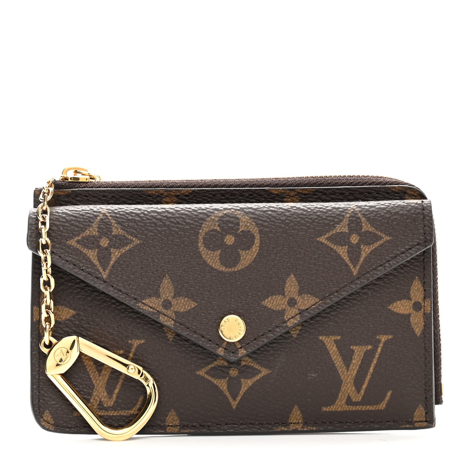 Louis Vuitton Monogram Recto Verso Card Holder Black 1 of 7