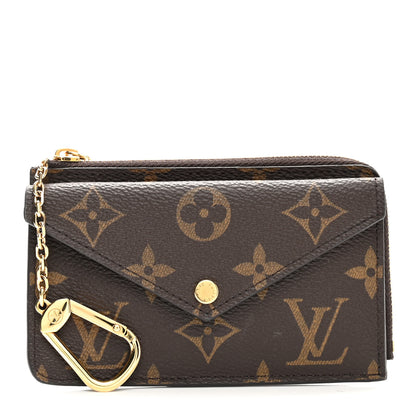 Louis Vuitton Monogram Recto Verso Card Holder Black 1 of 7