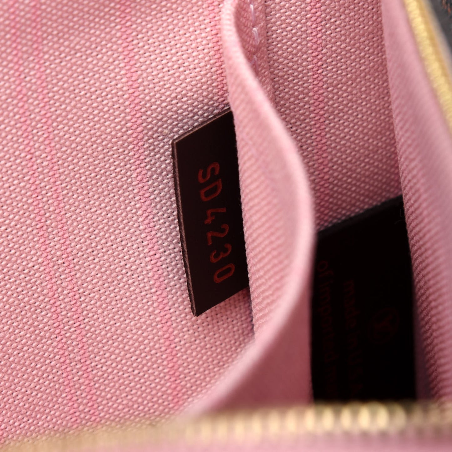 Damier Ebene Neverfull MM GM Pochette Rose Ballerine