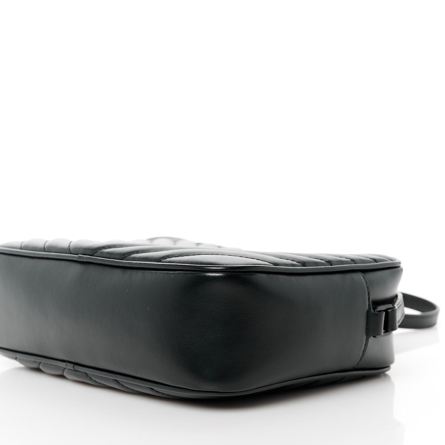 Calfskin Matelasse Monogram Monochrome Lou Camera Bag Black