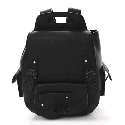 Christian Dior Grained Calfskin Maxi Gallop Backpack Black 1 of 12