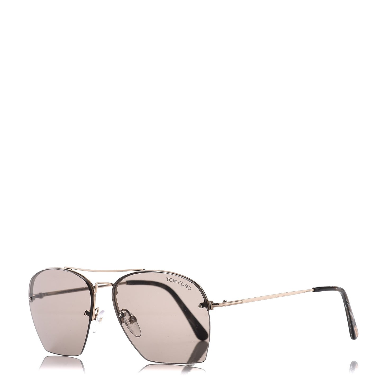 Whelan Aviator Sunglasses TF505 Gold Brown Horn