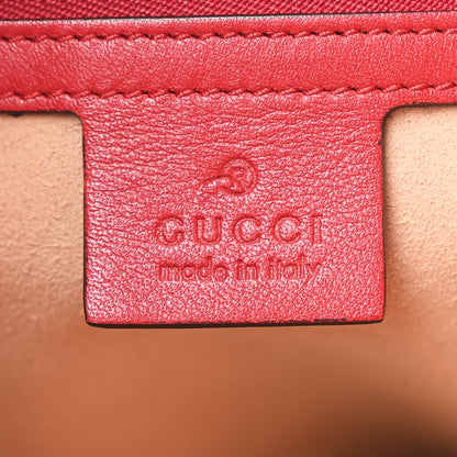 Gucci Calfskin Web Embroidered Medium Dionysus Hobo Hibiscus Red 6 of 14