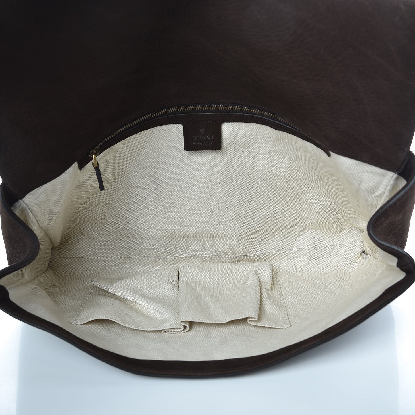 Nubuck Ribot Horse-Heads Clutch Brown