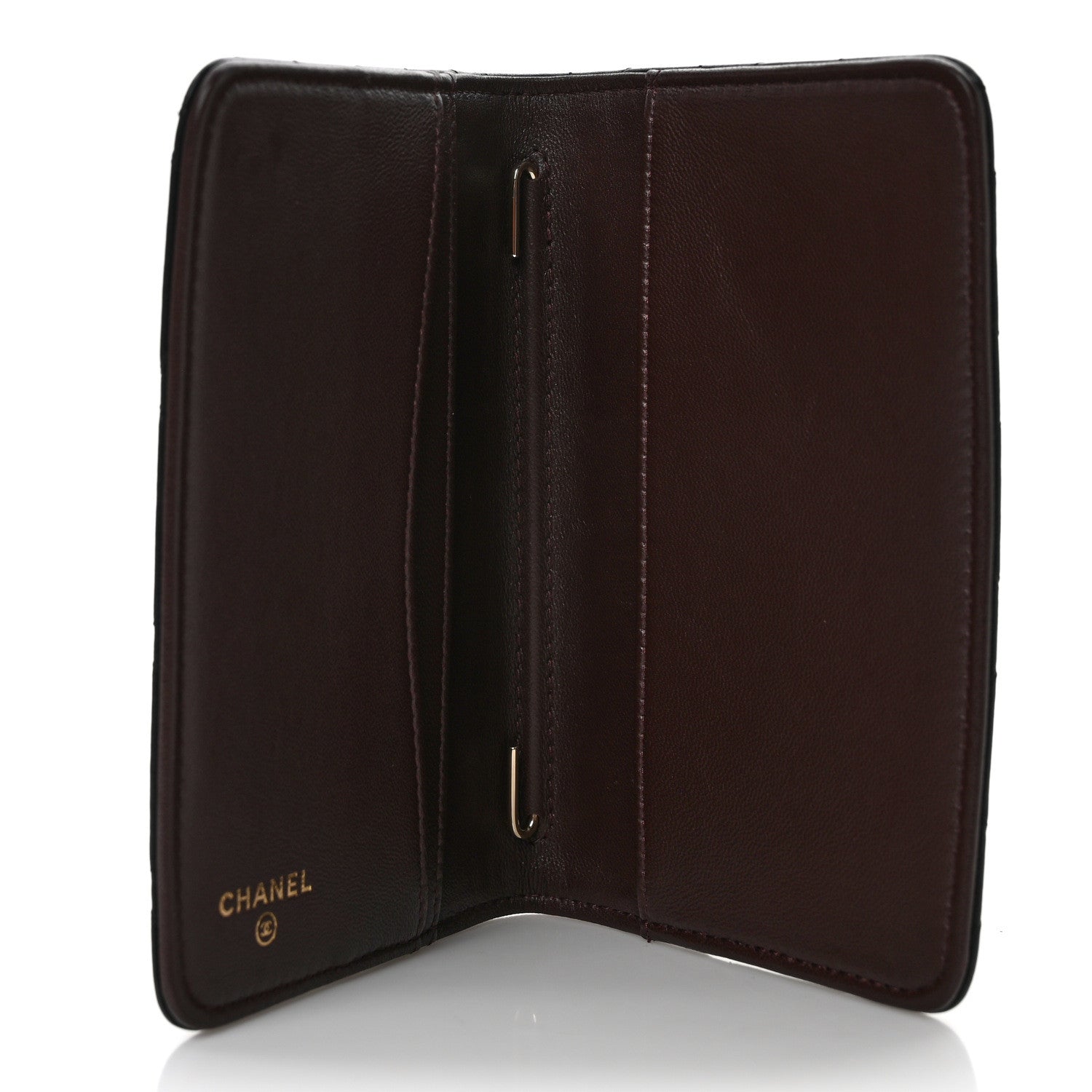 Chanel Lambskin Quilted Small Agenda Cover Black 5 of 7