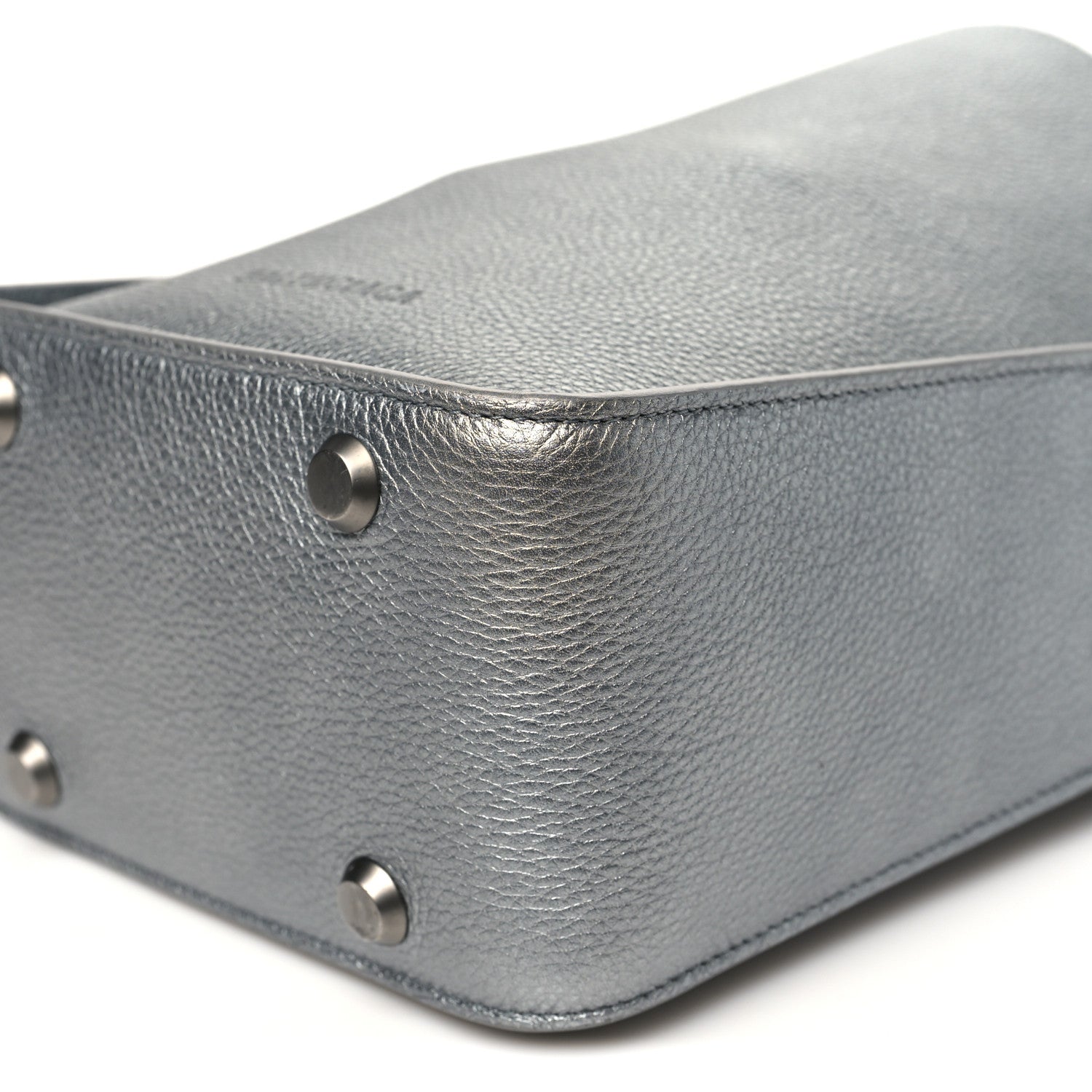 Balenciaga Metallic Calfskin XS Tool 2.0 North-South Tote Silver 10 of 11