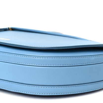 Burberry Calfskin Small Olympia Shoulder Bag Blue 8 of 8