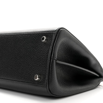 Gucci Grainy Calfskin Small Zumi Top Handle Bag Black 10 of 11