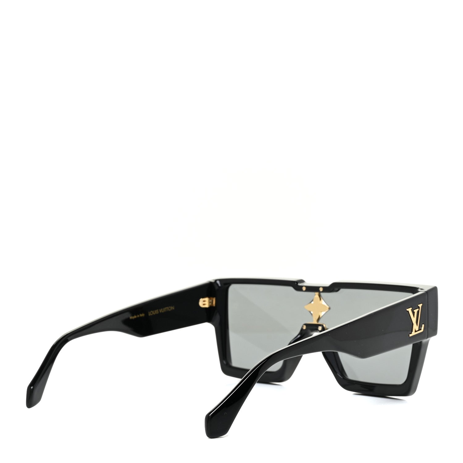 Louis Vuitton Acetate Cyclone Sunglasses Z1578E Black 4 of 9