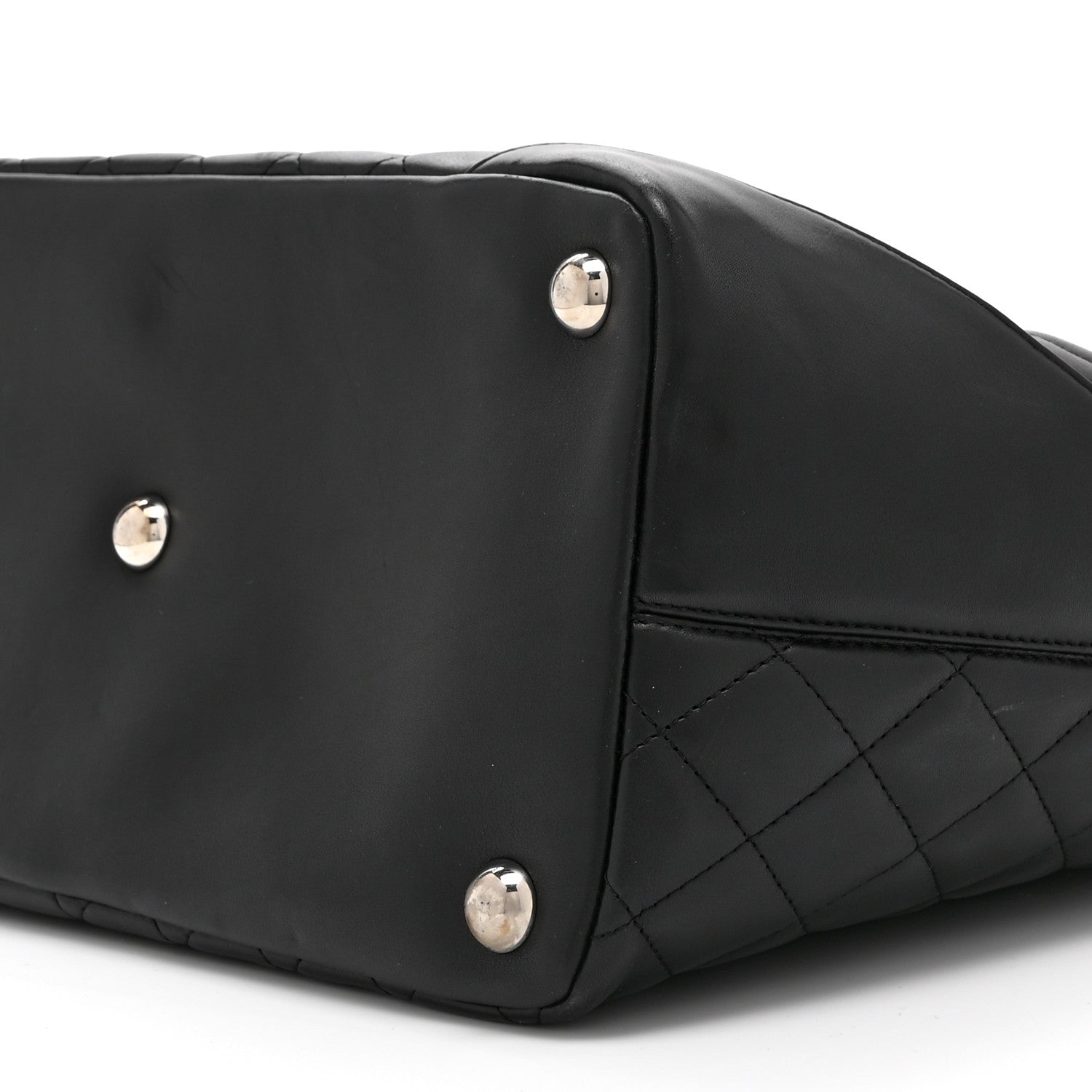 Chanel Calfskin Quilted Large Cambon Tote Black 10 of 10