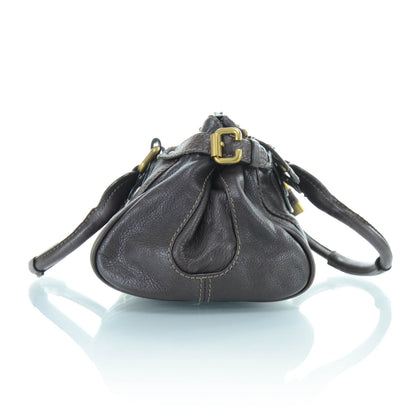 Chloe Leather Paddington Satchel Bordeaux 6 of 9