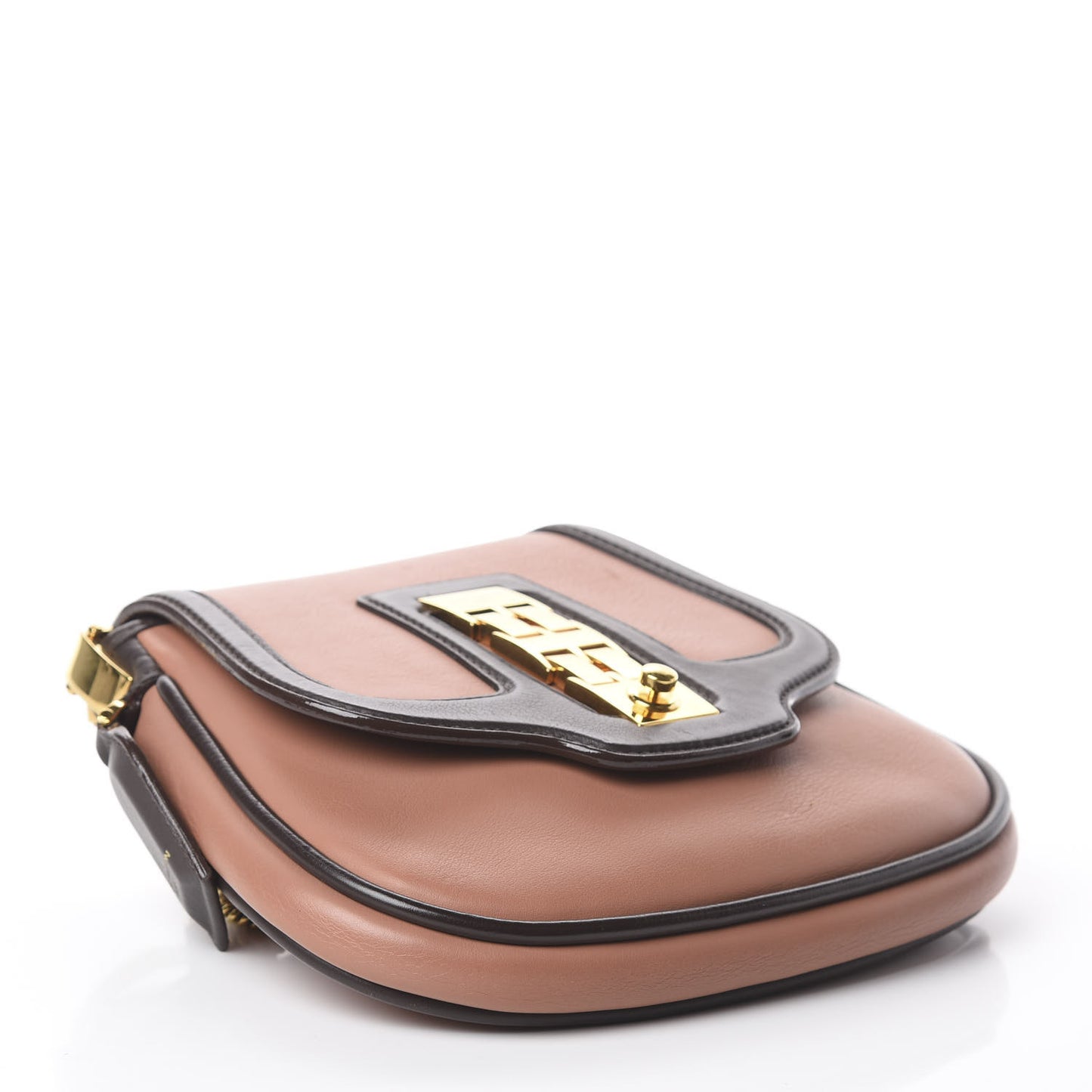 Cuir Art Deco Trapeze Rose Velours