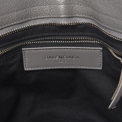 Balenciaga Chevre Silver Metallic Edge Hardware City Gris Acier 7 of 13