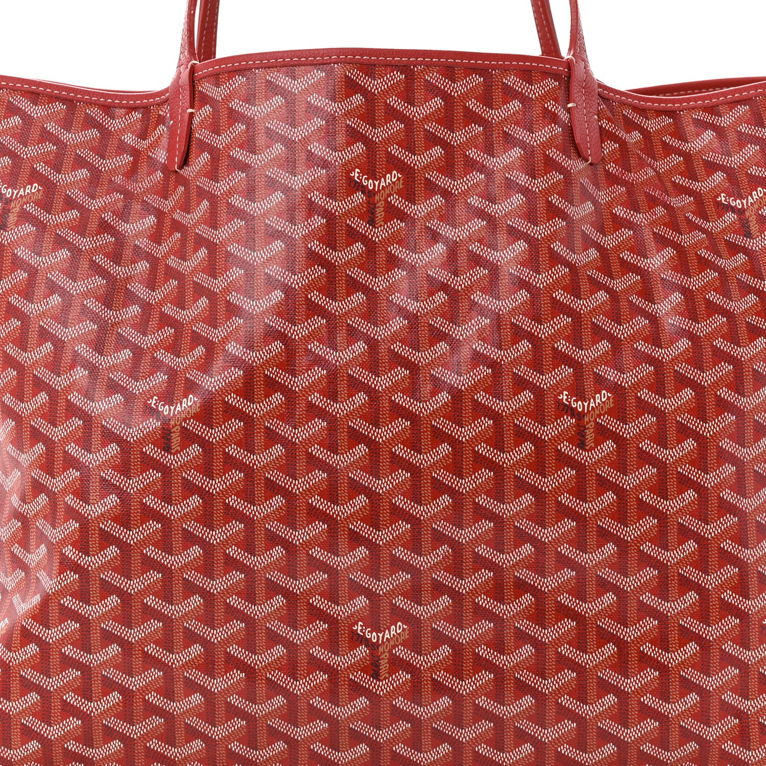 Goyard Goyardine Saint Louis GM Red 9 of 12