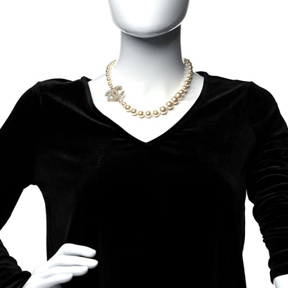 Chanel Pearl CC 100th Anniversary Necklace Light Gold 2 of 5