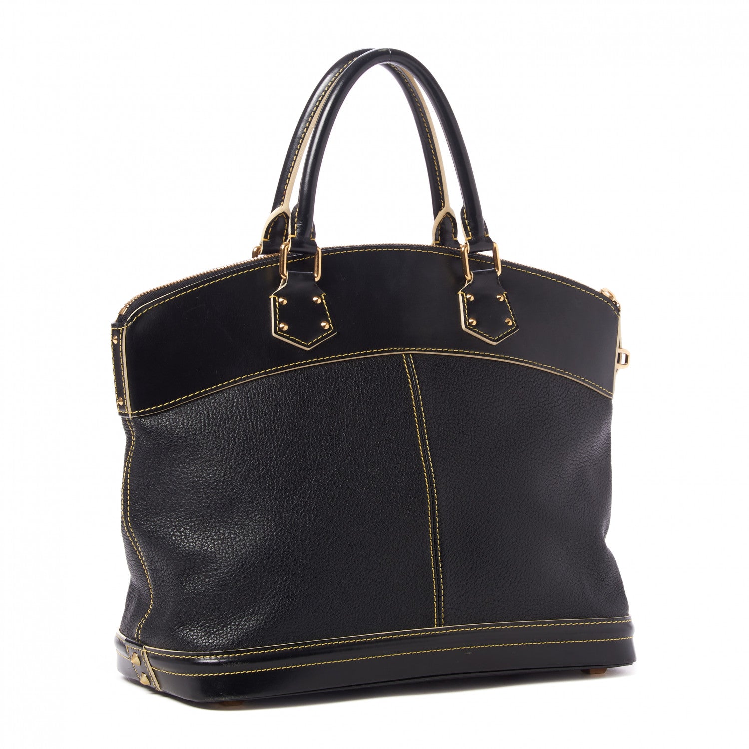 Louis Vuitton Suhali Lockit MM Black 3 of 8