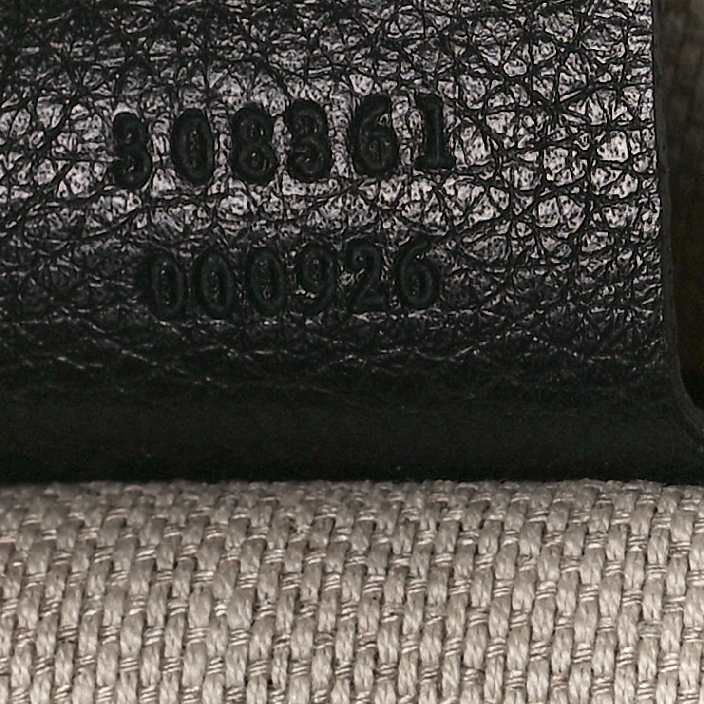 Pebbled Calfskin Small Soho Hobo Black