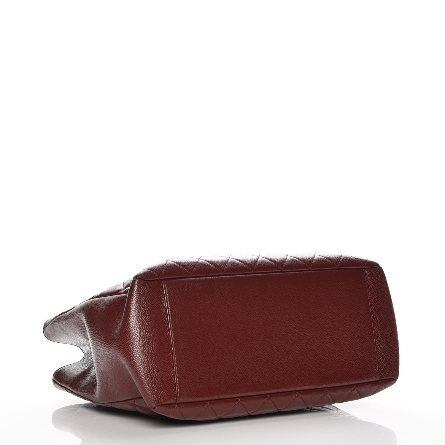 Chanel Caviar Quilted Grand Shopping Tote GST Dark Burgundy 4 of 7