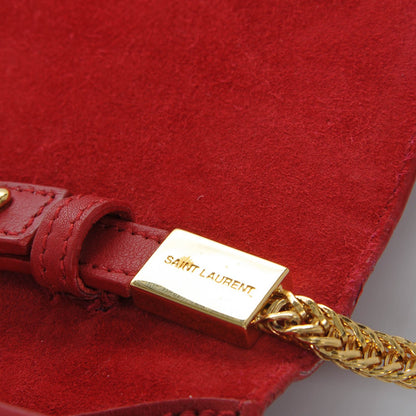 Saint Laurent Calfskin Small Classic Y Satchel Bag Rouge Orient 9 of 9