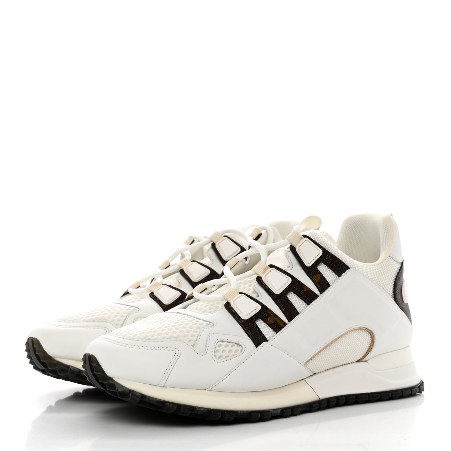 Calfskin Run Away Sneakers 39 White