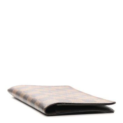 Louis Vuitton Damier Ebene Checkbook Cover Wallet 4 of 9