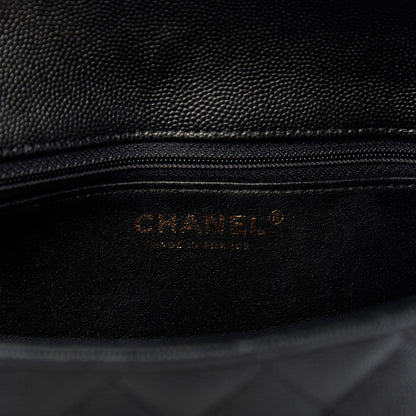 Chanel Caviar Quilted Flap Clutch Black 6 of 8