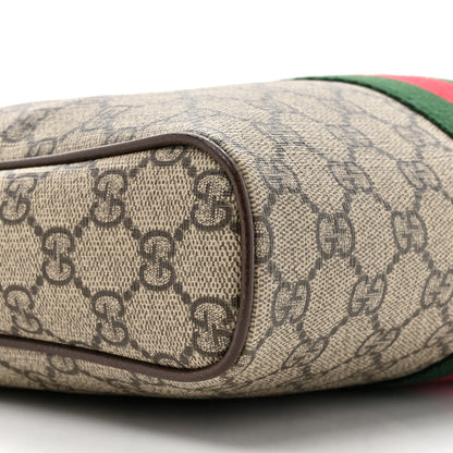 Gucci GG Supreme Monogram Web Medium Ophidia Messenger Bag Brown 10 of 10
