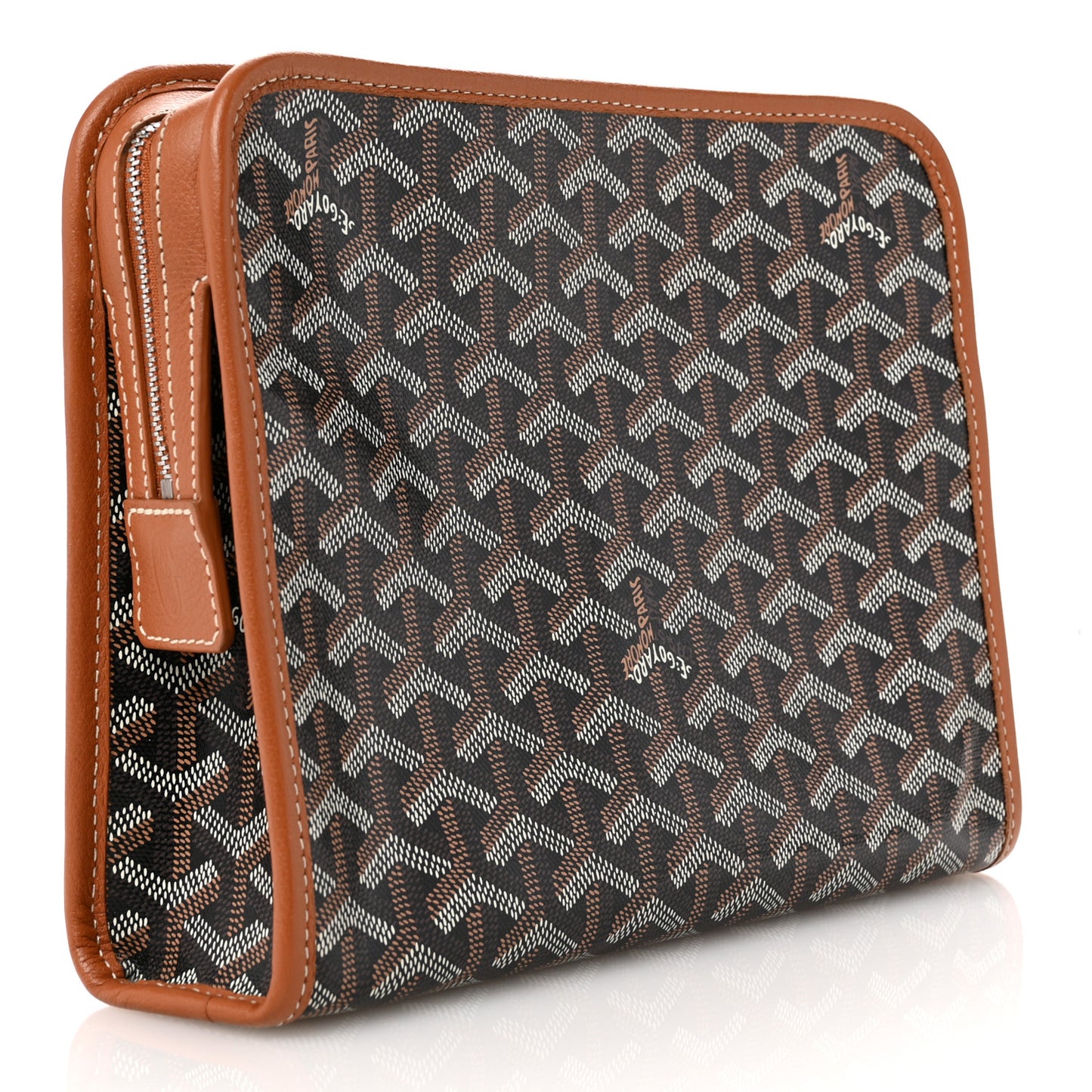 Goyardine Jouvence MM Toiletry Pouch Black Gold