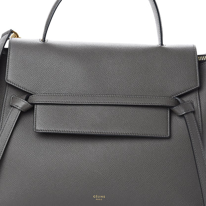 Celine Grained Calfskin Mini Belt Bag Grey 6 of 8
