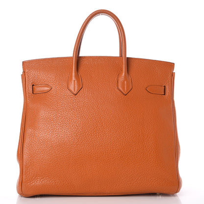 Hermes Taurillon Clemence HAC Birkin 32 Potiron 5 of 33