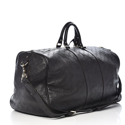 Gucci Guccissima Large Carry On Duffle Chocolate 3 of 11