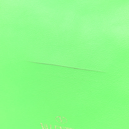 Valentino Garavani Vitello Small Rockstud Tote Green Fluo 12 of 12