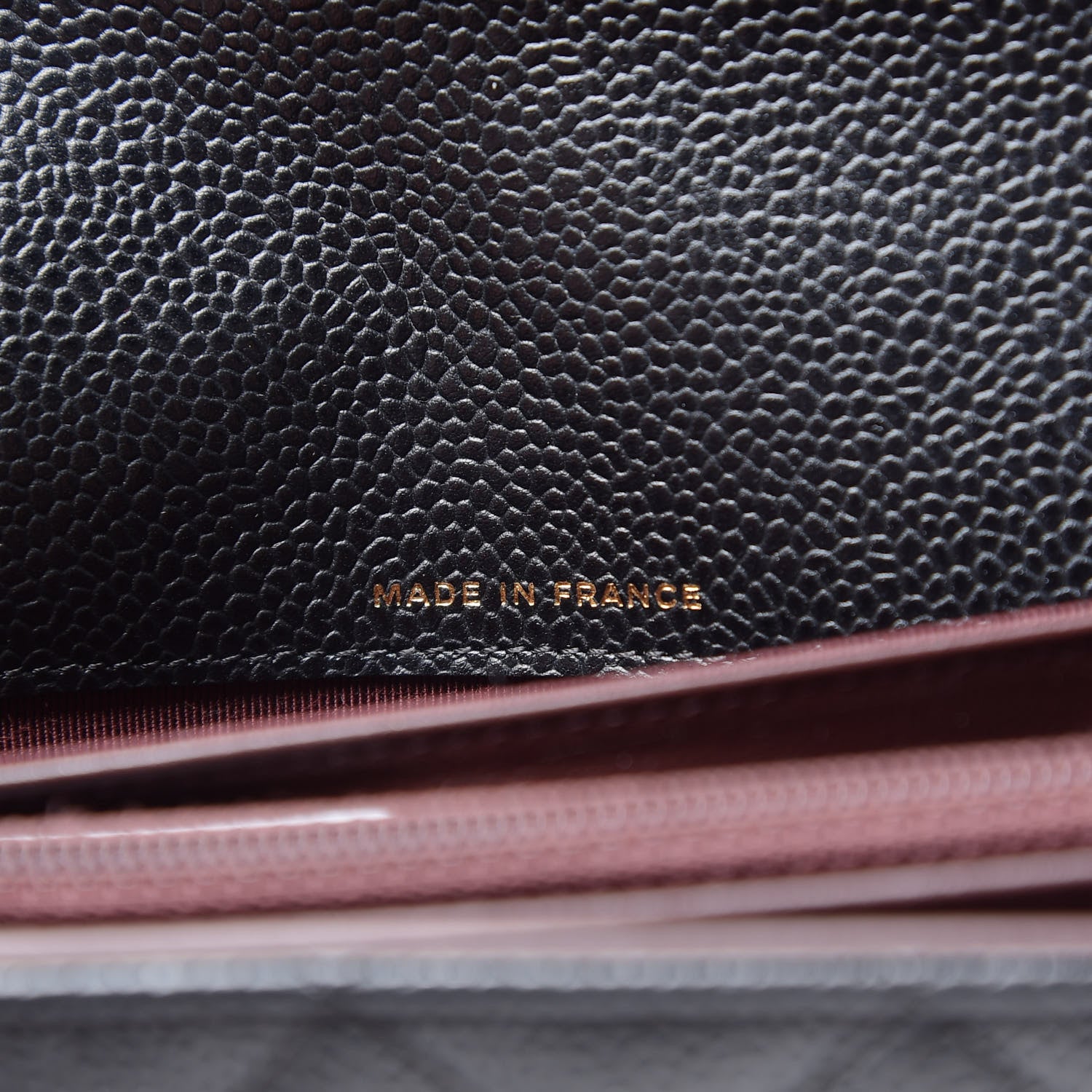 Chanel Caviar Quilted Large Gusset Flap Wallet Black 6 of 7