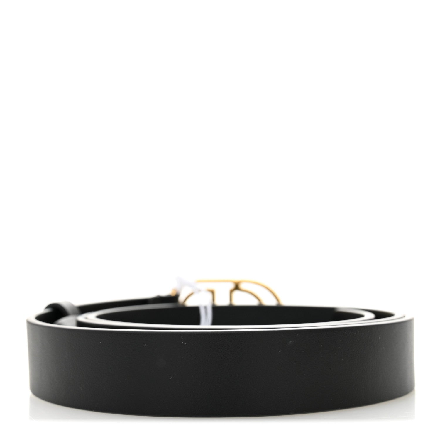 Christian Dior Calfskin 30 Montaigne Cut-Out CD Belt 90 36 Black 2 of 5