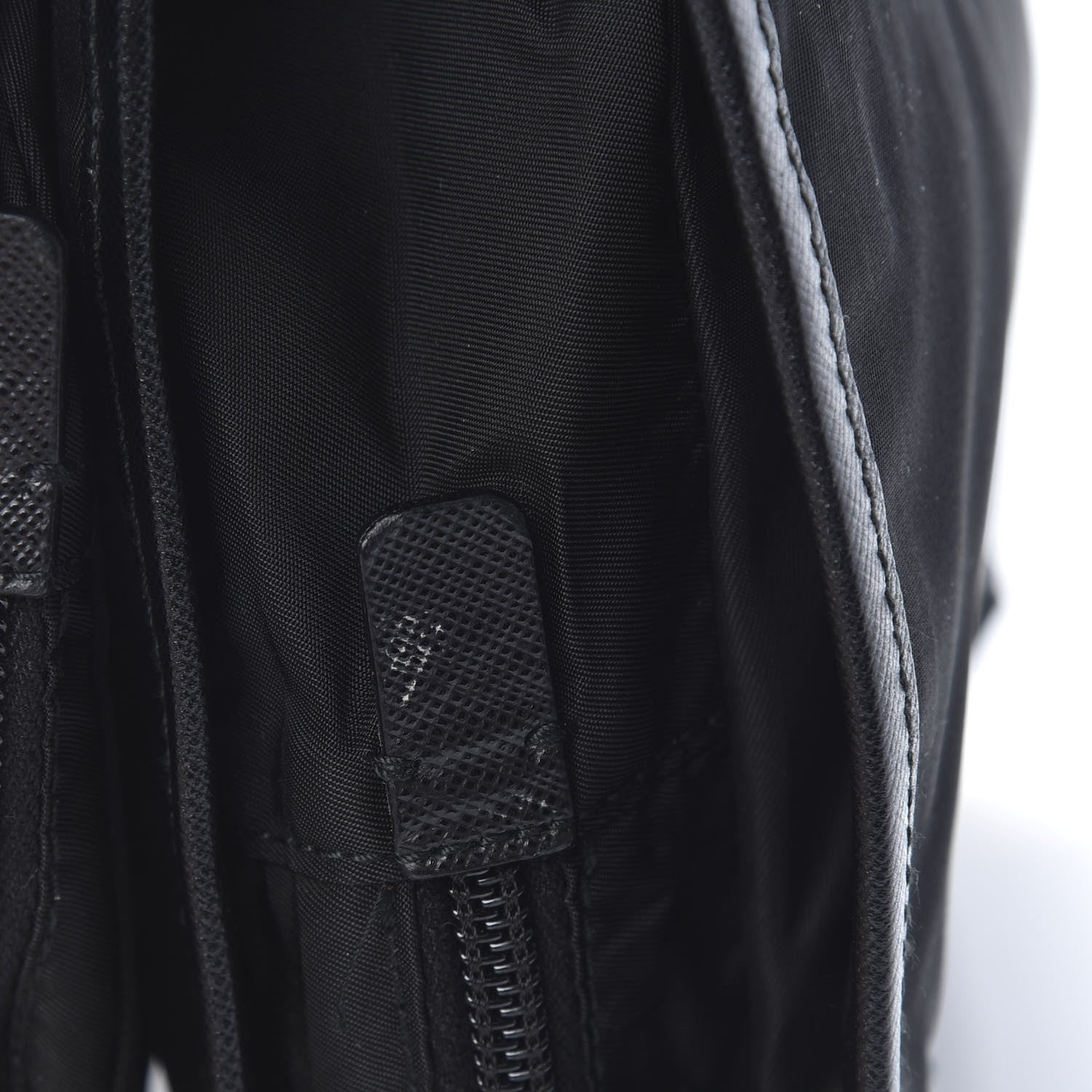 Prada Nylon Tessuto Saffiano Travel Pouch Black 10 of 10