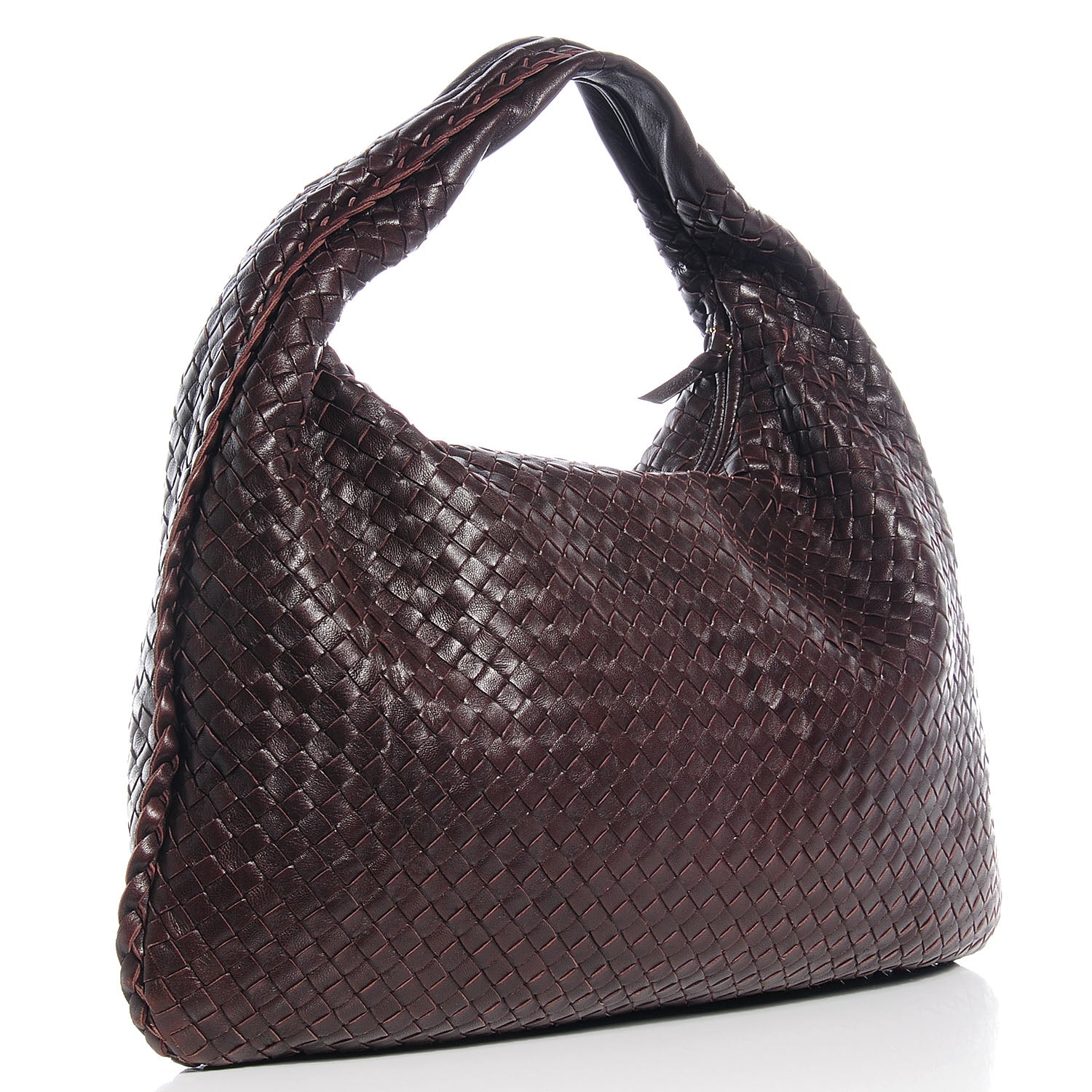 Bottega Veneta Nappa Intrecciato Large Veneta Hobo Ebano 3 of 8